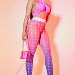 WOMENS PANTS DOLL FACE LEGGING-MULTI Best Seller