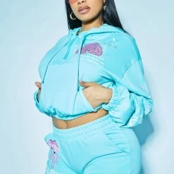 WOMENS SHORT SETS ANNETTE SHORT SET-TURQUOISE