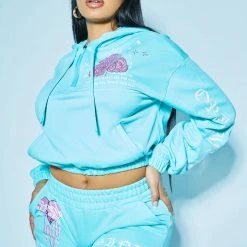 WOMENS SHORT SETS ANNETTE SHORT SET-TURQUOISE