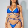 WOMENS SHAPEWEAR Best Seller ALL STRAPPED IN BIKINI-ROYAL BLUE