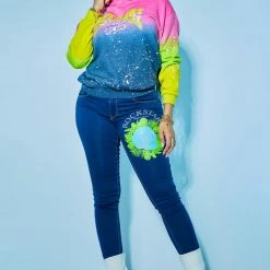 WOMENS HOODIES & SWEATSHIRTS Best Seller SOPHIE TIE DYE HOODIE-MULTI