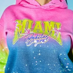 WOMENS HOODIES & SWEATSHIRTS Best Seller SOPHIE TIE DYE HOODIE-MULTI