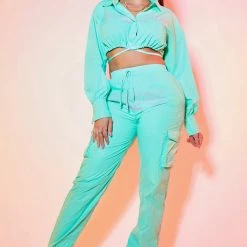 WOMENS TRACK SETS FRANKIE WINDBREAKER TRACKSET-GREEN