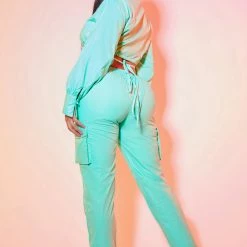 WOMENS TRACK SETS FRANKIE WINDBREAKER TRACKSET-GREEN