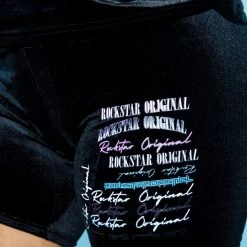 WOMENS ACTIVE SHORT SETS ALUMA VELVET SHORT SET-BLACK