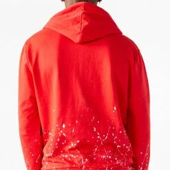 MENS HOODIES & SWEATSHIRTS Fidel Painter Hoodie (Red) Tops