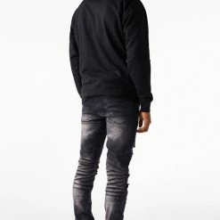 MENS HOODIES & SWEATSHIRTS Slick Crystal Hoodie (Black) Tops