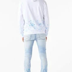 MENS HOODIES & SWEATSHIRTS Tops Fidel Painter Hoodie (White)