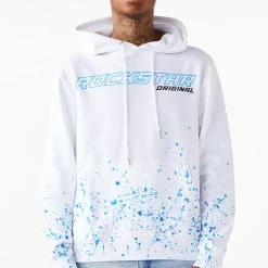 MENS HOODIES & SWEATSHIRTS Tops Fidel Painter Hoodie (White)