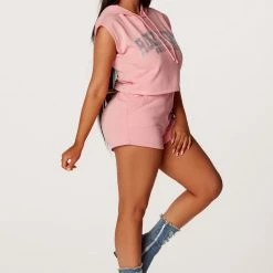 WOMENS SHORT SETS Charlee Pink Short Set