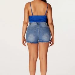 WOMENS TOPS NOLANI BANDANA HEM TANK-ROYAL BLUE Best Seller