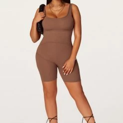 WOMENS ROMPERS & JUMPSUITS Tatum Taupe Romper
