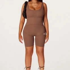 WOMENS ROMPERS & JUMPSUITS Tatum Taupe Romper