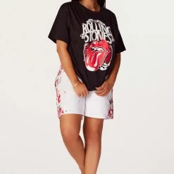 WOMENS SHORT SETS Sloane Black/White Short Set