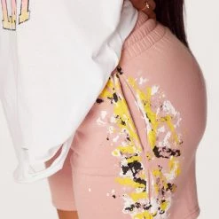 Buy 🥰 WOMENS SHORT SETS BLAKE SHORT SET-WHITE/PINK 😉 11 WOMENS SHORT SETS BLAKE SHORT SET-WHITE/PINK