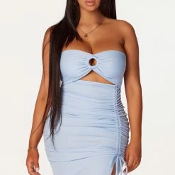 WOMENS DRESSES Best Seller Tamara Blue Midi Dress