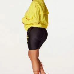 WOMENS ACTIVE SHORT SETS Brigitte 2.0 Yellow/Black Bike Short Set