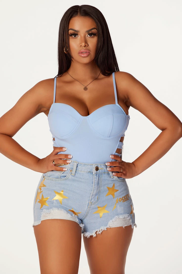 Best Sale 💯 WOMENS SHORTS Best Seller Solana Light Wash Denim Short 🔔 1 WOMENS SHORTS Best Seller Solana Light Wash Denim Short