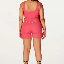 Cheap 🤩 WOMENS ROMPERS & JUMPSUITS Babe Pink Romper 🧨 13 WOMENS ROMPERS & JUMPSUITS Babe Pink Romper