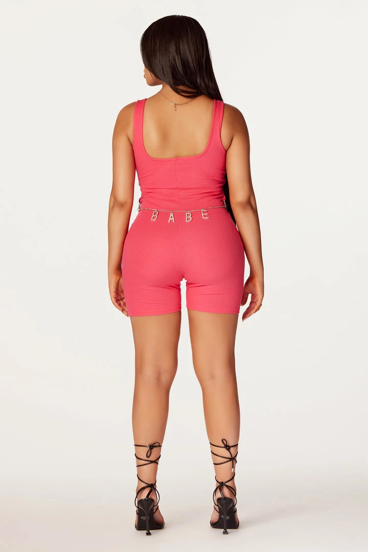 Cheap 🤩 WOMENS ROMPERS & JUMPSUITS Babe Pink Romper 🧨 7 WOMENS ROMPERS & JUMPSUITS Babe Pink Romper