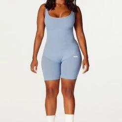 WOMENS ROMPERS & JUMPSUITS Best Seller Tatum Baby Blue Romper