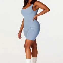 WOMENS ROMPERS & JUMPSUITS Best Seller Tatum Baby Blue Romper