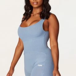 WOMENS ROMPERS & JUMPSUITS Best Seller Tatum Baby Blue Romper