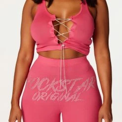 WOMENS ACTIVE SHORT SETS Ariel Fuchsia Bike Short Set