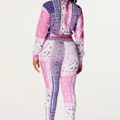Budget ๐ฏ WOMENS TRACK SETS Nerirah Purple/Multi Bandana Print Trackset ๐ 15 WOMENS TRACK SETS Nerirah Purple/Multi Bandana Print Trackset