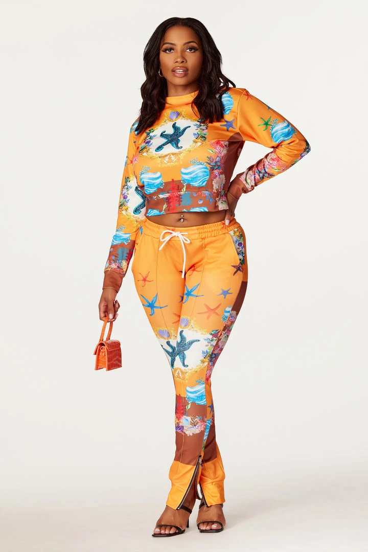 Coupon ❤️ WOMENS TRACK SETS VIOLA TRACKSET-ORANGE/MULTI ⌛ 1 WOMENS TRACK SETS VIOLA TRACKSET-ORANGE/MULTI