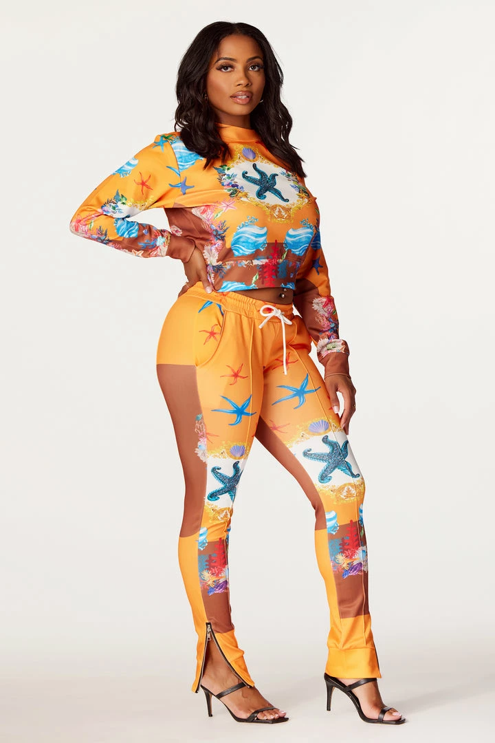 Coupon ❤️ WOMENS TRACK SETS VIOLA TRACKSET-ORANGE/MULTI ⌛ 2 WOMENS TRACK SETS VIOLA TRACKSET-ORANGE/MULTI