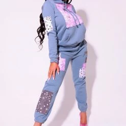 WOMENS TRACK SETS AVA TRACKSET-LIGHT BLUE