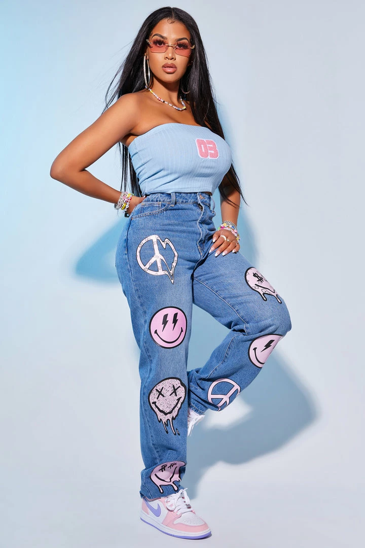 Deals 🔔 WOMENS TOPS VARSITY TUBE TOP-BABY BLUE 🥰 4 WOMENS TOPS VARSITY TUBE TOP-BABY BLUE