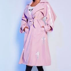 WOMENS JACKETS Best Seller SADIE TRENCH COAT-PINK