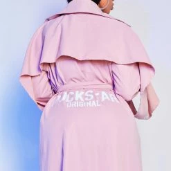 WOMENS JACKETS Best Seller SADIE TRENCH COAT-PINK