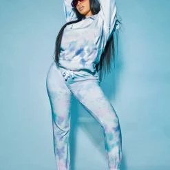 WOMENS TRACK SETS COTTON CANDY SKIES TRACKSET-MULTI