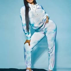 WOMENS TRACK SETS COTTON CANDY SKIES TRACKSET-MULTI