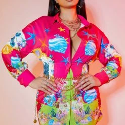 Best Sale ๐ฅ WOMENS ๐ DRESSES Best Seller OCEAN MINI ๐ DRESS-FUCHSIA ๐ 10 WOMENS DRESSES Best Seller OCEAN MINI DRESS-FUCHSIA