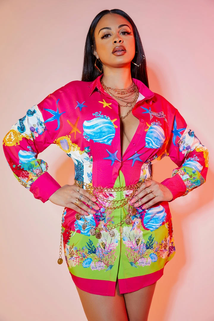 Best Sale ๐ฅ WOMENS ๐ DRESSES Best Seller OCEAN MINI ๐ DRESS-FUCHSIA ๐ 4 WOMENS DRESSES Best Seller OCEAN MINI DRESS-FUCHSIA