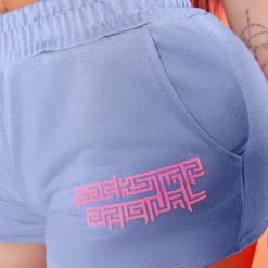 WOMENS SHORT SETS VIRGINIA SHORT SET-BLUE