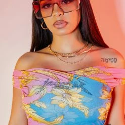 WOMENS ROMPERS & JUMPSUITS EVERLY ROMPER-PINK/BLUE Best Seller