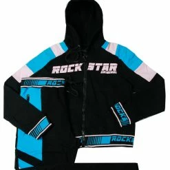 WOMENS TRACK SETS BECCA HOODIE SET - BLACK