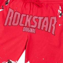 MENS SHORT SETS Track Sets RANDALL CRYSTAL LIGHTING SHORT SET- RED