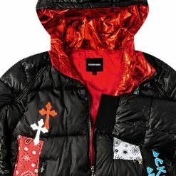 WOMENS OUTERWEAR RIA PUFFER JACKET - BLACK