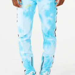 MENS TRACK SETS TURE T-SHIRT TRACK SET- BLUE