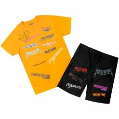 MENS SHORT SETS Track Sets ROHIT SHORT SET- BLACK