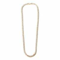 MENS ACCESSORIES SAINT CHAIN NECKLACE/3PC SET-GOLD