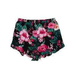 WOMENS SHORTS SARIYAH CROCHET TRIM SHORT-BLACK Best Seller