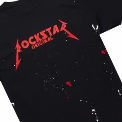 Hot Sale ❤️ MENS TRACK SETS SCOTTIE T-SHIRT/FLARE PANT SET-BLACK/RED ⭐ 15 MENS TRACK SETS SCOTTIE T-SHIRT/FLARE PANT SET-BLACK/RED