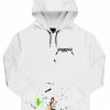 MENS HOODIES & SWEATSHIRTS Tops SHEFF PAINTER HOODIE-WHITE